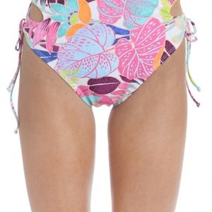 NWT Hobie Bali hai laced up High waisted bottom